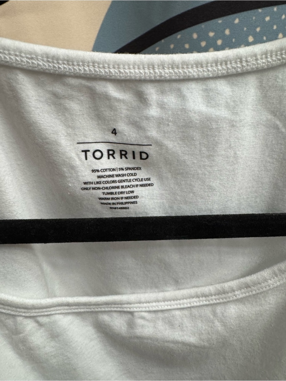 torrid White High Neck Double-Strap Tank Top - Picture 3 of 3